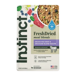 Fresh Dried Meal Blends Grass Fed Beef and Orchard Recipe 23 oz